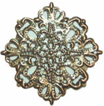 Metall ornament kobber