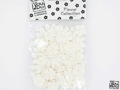 YOU DO - YD Flower Collection White 50pcs