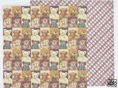YOU DO - YD Paper 12 tum Teddy Love glitter