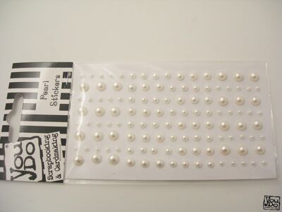 YOU DO - YD Pearl Stickers White 120pcs
