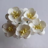 IVORY CHERRY BLOSSOM MULBERRY PAPER FLOWERS
