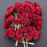 DEEP RED MULBERRY PAPER GYPSOPHILA FLOWERS