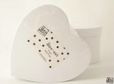  YD Paper Box White Heart Acid Free 