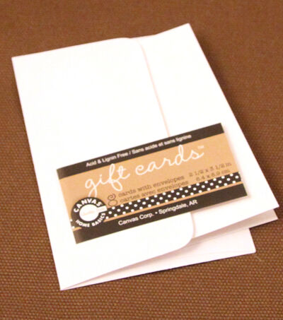 MÖNSTRADE PAPPER - CANVAS Corp - CANVAS CORP - CA Gift Cards/Envelopes (8) Kraft