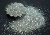 German Pure  Silver Glass Glitter 1oz chunky