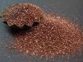 German colored silver based brown Glass Glitter 1oz chunky