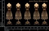 Mini Wire Dress Form 5pk