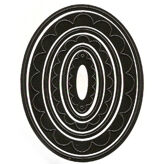 NS - Nellies Multi Frame Die - Scalloped Oval