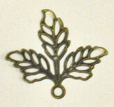 Metall blad antikguld