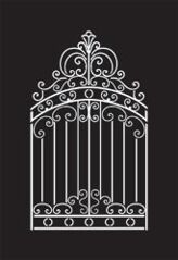 Fence Masks Die-Cut Design Templates