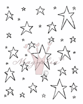 VA08 Stjärnbakgrund / Star background