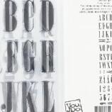 YD Clearstamps Alphabet & Numbers 3sheets 10x20cm