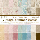 Vintage Summer Basics - Paper Pad 6x6"