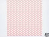 Canvas. Printed Cardstock Pink and Ivory Dot