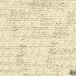 Canvas  Chocolate & Ivory French Script