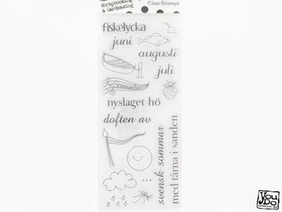 YOU DO - YD Clearstamps 7x16cm Svensk sommar