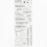 YD Clearstamps 7x16cm Svensk sommar