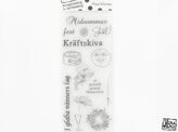 YD Clearstamps 7x17cm Sommar traditioner