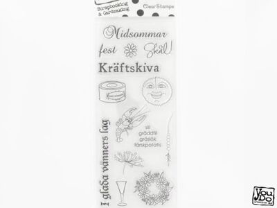 YOU DO - YD Clearstamps 7x17cm Sommar traditioner