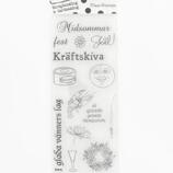 YD Clearstamps 7x17cm Sommar traditioner