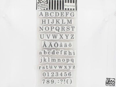 YOU DO - YD Cling Stamps Alphabeth & Numbers 10x20cm