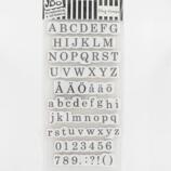 YD Cling Stamps Alphabeth & Numbers 10x20cm