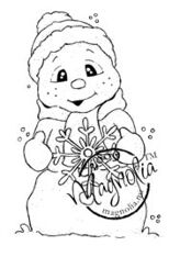 JM09 Frosty With Snowflake