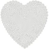 Paper Doilies 4" White Heart 24