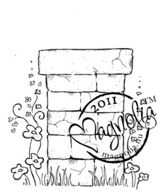 Flower Wall Post