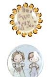 Pebbles with Gems- Jack and Jill
