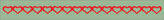 B115 Heart Chain Border