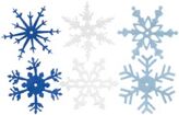 Large Felt Snowflake 24/Pkg
