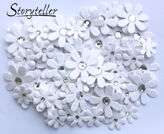 80 Daisy m bling, vit,