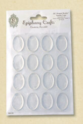 EC Bubble Caps Clear Oval 25 