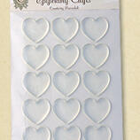 EC Bubble Caps Clear Heart 25
