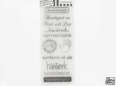 YD Clearstamps Handstämplat 7x16cm