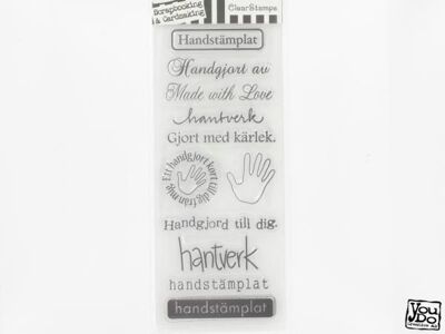 YOU DO - YD Clearstamps Handstämplat 7x16cm