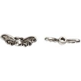 Vingar, 13 mm, antiksilver, AS, 24 st.