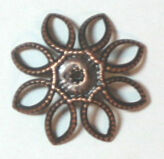Metall blomma koppar