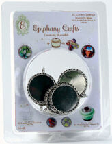 Epiphany Crafts Metal Brad Settings Round 25