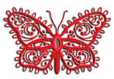 Lace Flourish Butterfly