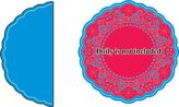 French Pastry Doily Angel Wing