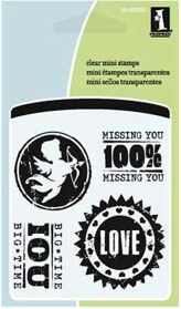 All About Love Mini Clearstamps 