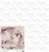 P-SCL12 P-SCL12 Cloudy Purple Hearts 6x6"