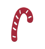 Quickutz 2x2 Candy Cane RS-0982