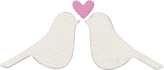 Quickutz 2x2 love birds die RS-0951