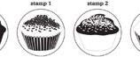 Cupcake stamp and punch