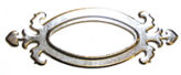 Metall ram fancy silver