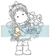 Tilda with Hellebores {mini}